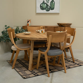 NordicStory Uitschuifbare eettafel in massief duurzaam eiken Roble.Store