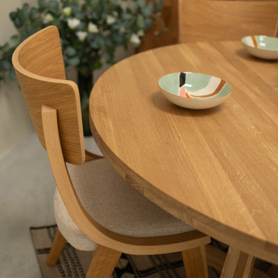 NordicStory Uitschuifbare eettafel in massief duurzaam eiken Roble.Store
