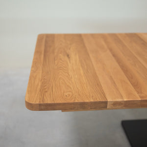 NordicStory Uitschuifbare eettafel in massief eiken Bremen, 160-250 x 90 x 75 cm.