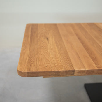 NordicStory Uitschuifbare eettafel in massief eiken Bremen, 160-250 x 90 x 75 cm.