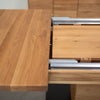 NordicStory Uitschuifbare eettafel in massief eiken Bremen, 160-250 x 90 x 75 cm.
