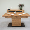 NordicStory Uitschuifbare eettafel in massief eiken Bremen, 160-250 x 90 x 75 cm.