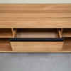 NordicStory TV-meubel in massief eiken Bremen, 160 x 42 x 50 cm.