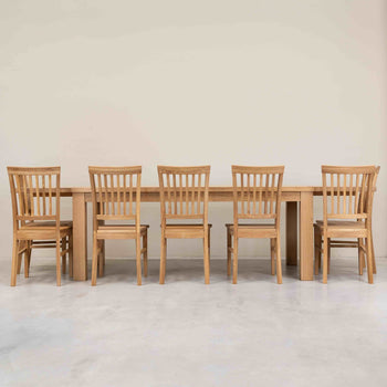 NordicStory Set van 2 massief eiken eetkamerstoelen PROVANCE Oak.Store