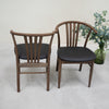 VESKOR Set van 2 of 4 massief eiken eetkamerstoelen Dagmar