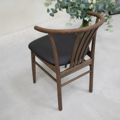 VESKOR Set van 2 of 4 massief eiken eetkamerstoelen Dagmar