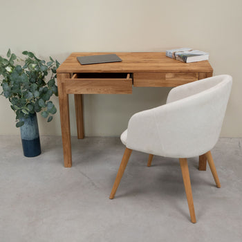 Eikenhouten schrijftafel Axel I NordicStory RobleStore