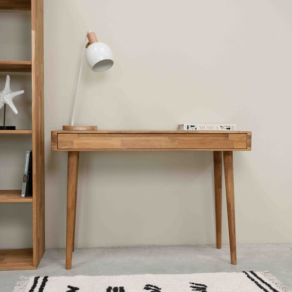Escandi massief eiken kaptafel, 110 x 43 x 75 cm | NordicStory