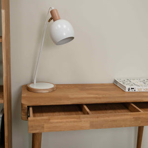 Escandi massief eiken kaptafel, 110 x 43 x 75 cm | NordicStory