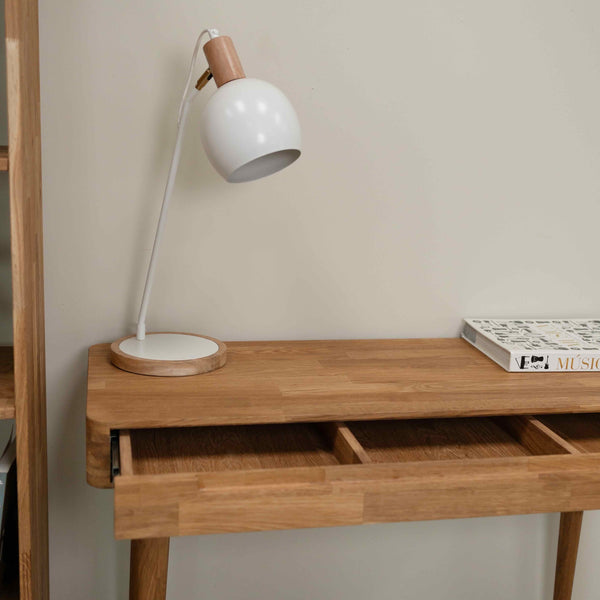Escandi massief eiken kaptafel, 110 x 43 x 75 cm | NordicStory