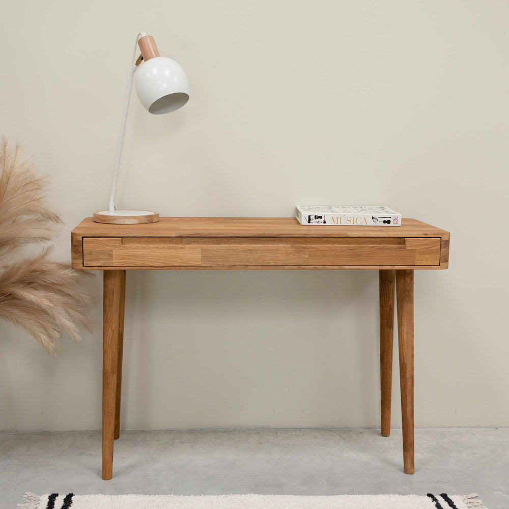 Escandi massief eiken kaptafel, 110 x 43 x 75 cm | NordicStory