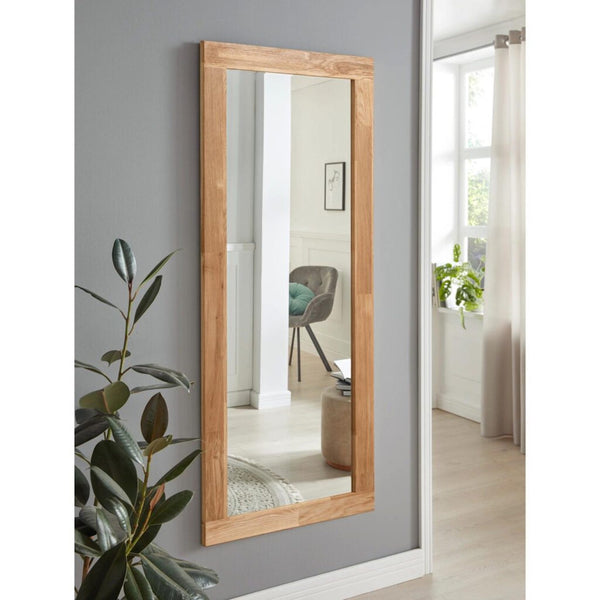 Massief eiken spiegel Teramo, 50 x 2 x 120 cm | NordicStory