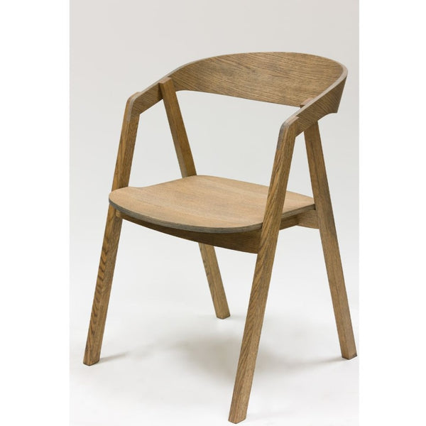 Veskor Set van 2 of 4 massief eiken eetkamerstoelen Knut Roble.Store