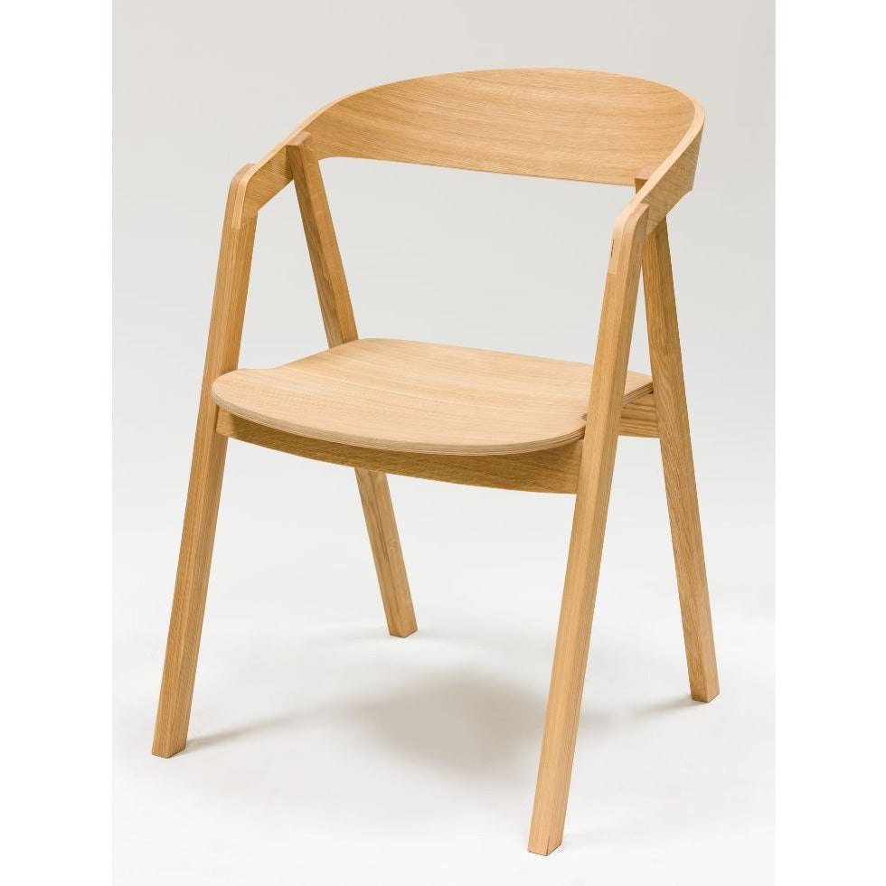 Veskor Set van 2 of 4 massief eiken eetkamerstoelen Knut Roble.Store