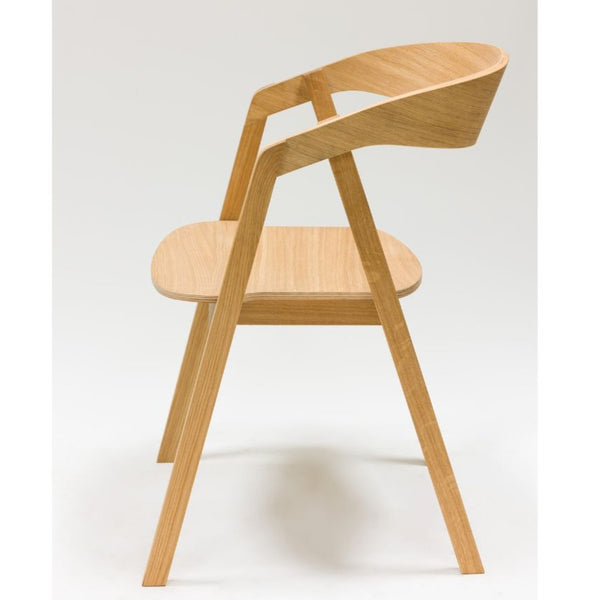 Veskor Set van 2 of 4 massief eiken eetkamerstoelen Knut Roble.Store