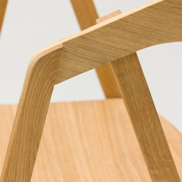 Veskor Set van 2 of 4 massief eiken eetkamerstoelen Knut Roble.Store