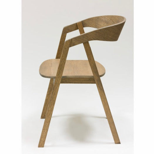 Veskor Set van 2 of 4 massief eiken eetkamerstoelen Knut Roble.Store