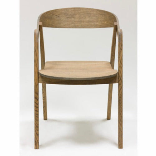 Veskor Set van 2 of 4 massief eiken eetkamerstoelen Knut Roble.Store