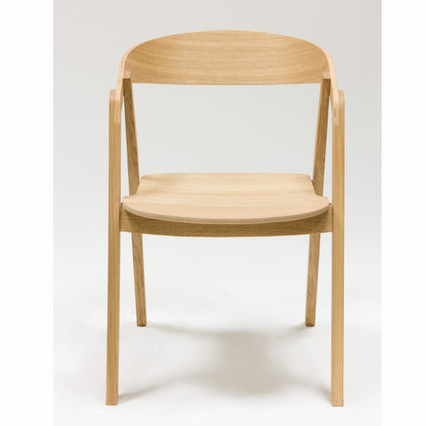 Veskor Set van 2 of 4 massief eiken eetkamerstoelen Knut Roble.Store