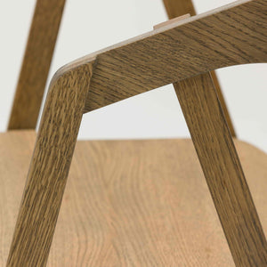 Veskor Set van 2 of 4 massief eiken eetkamerstoelen Knut Roble.Store