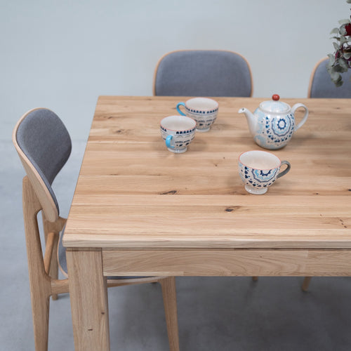 Massief eiken eettafel Krona