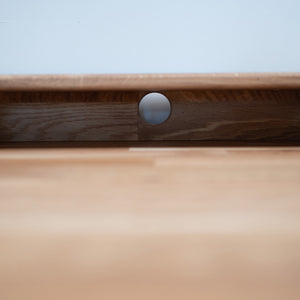 Ana massief eikenhouten schrijftafel, 120 x 65 x 84,5 cm, NordicStory