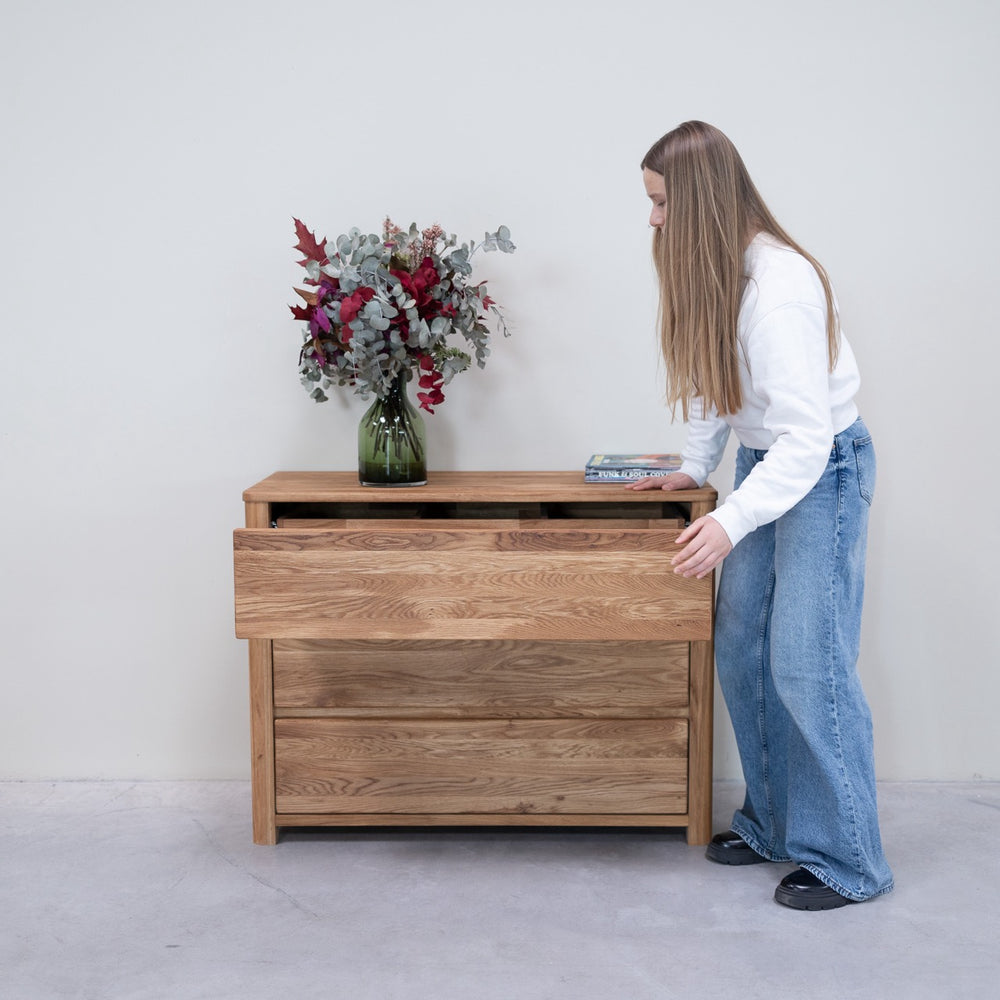 Elsa massief eiken ladekast