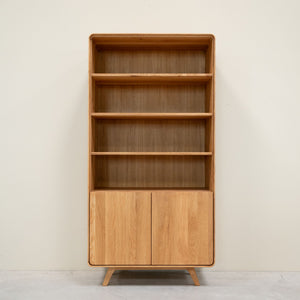 Eiken massief houten vitrinekast Geneva 2 RobleStore NordicStory