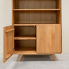 Eiken massief houten vitrinekast Geneva 2 RobleStore NordicStory