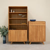 Eiken massief houten vitrinekast Geneva 2 RobleStore NordicStory