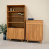 Eiken massief houten vitrinekast Geneva 2 RobleStore NordicStory