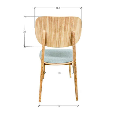 Set van 2 of 4 Varde eetkamerstoelen, frame massief eiken, bekleding | NordicStory