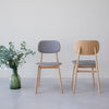 Set van 2 of 4 Varde eetkamerstoelen, frame massief eiken, bekleding | NordicStory