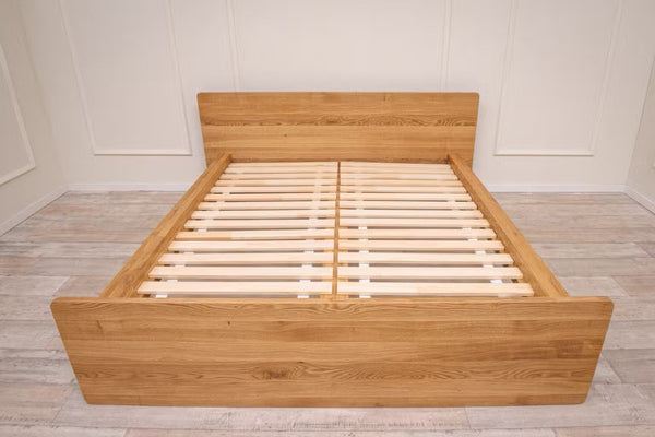Massief eiken opbergbed Solvig | NordicStory