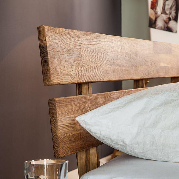Massief eiken bed 90 x 200 cm / 140 x 200 cm / 160 x 200 cm / 180 x 200 cm Scandinavische stijl