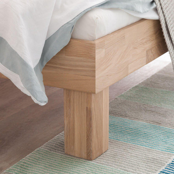 Massief eiken bed 90 x 200 cm / 140 x 200 cm / 160 x 200 cm / 180 x 200 cm Scandinavische stijl