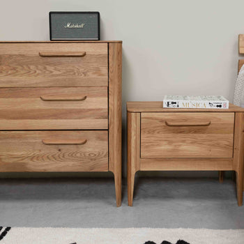 Eiken dressoir Atlanta, 120 x 46,8 x 78,6 cm | NordicStory