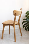 Set van 2 of 4 massief eiken eetkamerstoelen Isku | NordicStory