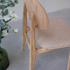 Set van 2 of 4 Varde eetkamerstoelen, frame massief eiken, bekleding | NordicStory