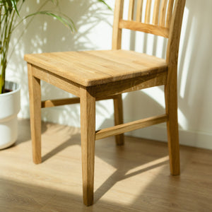 Set van 2 of 4 massief eikenhouten eetkamerstoelen Provance | VESKOR