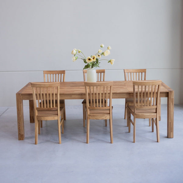 Set van 2 of 4 massief eikenhouten eetkamerstoelen Provance | VESKOR