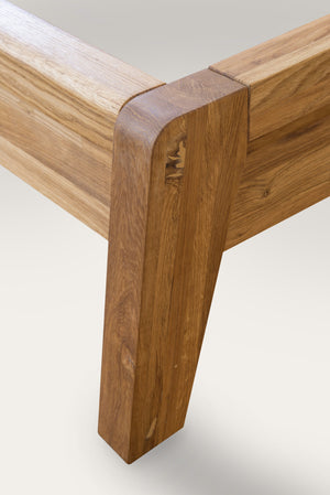 NordicStory Eiken massief houten bed