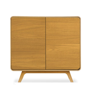 NordicStory Dressoir in massief eiken Geneva 1, 90 x 45 x 86 cm.