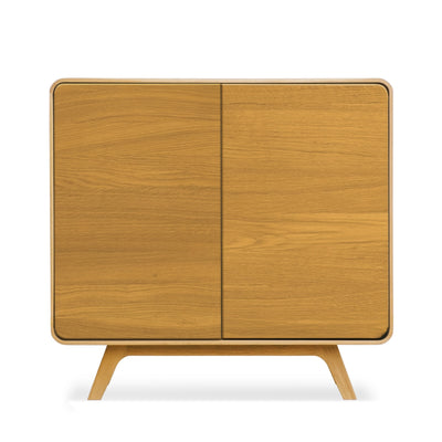 NordicStory Dressoir in massief eiken Geneva 1, 90 x 45 x 86 cm.