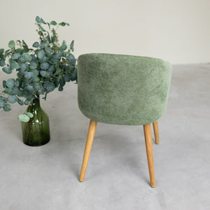 Massief eiken armstoel Ana met bekleding | VESKOR