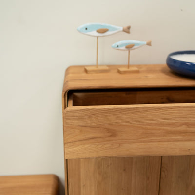 Duurzaam eiken massief houten schoenenrek Geneva RobleStore NordicStory