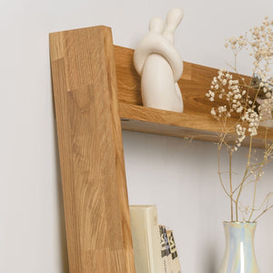 NordicStory Nordic retro eiken massief houten boekenkast 