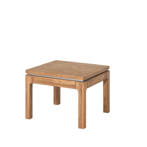 NordicStory Vierkante salontafel in massief eiken modern rustiek nordic design