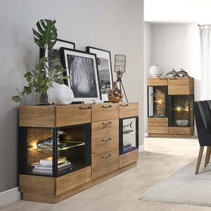 LoftStory Dressoir eikenhout Mozaik 47 170 x 42 x 90 cm.
