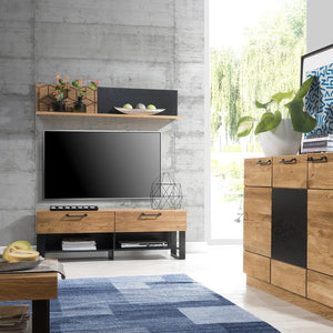 LoftStory Eikenhouten TV-meubel industrieel nordic design